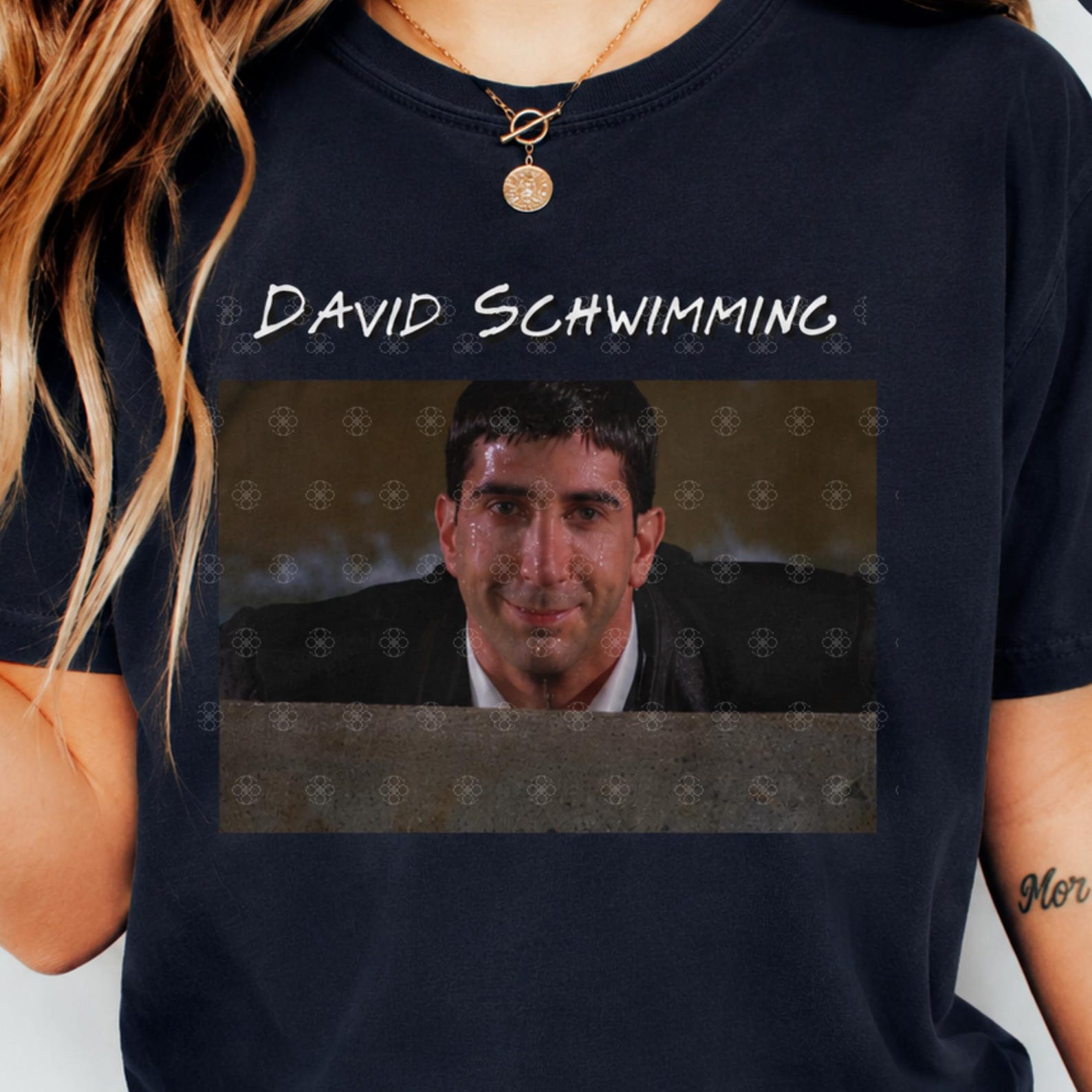 Funny Friends Shirt, David Schwimmer Graphic Tee, Vintage TV Show TShirt, Funny Meme Tee S