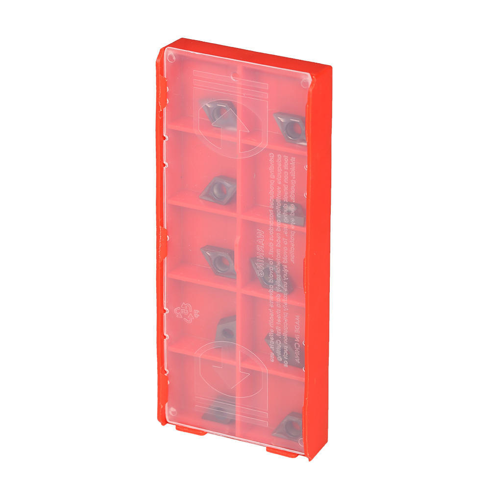 10 st/låda DCMT070204 VP15TF DCMT21.51 Karbidinsatser för CNC-svarvverktyg