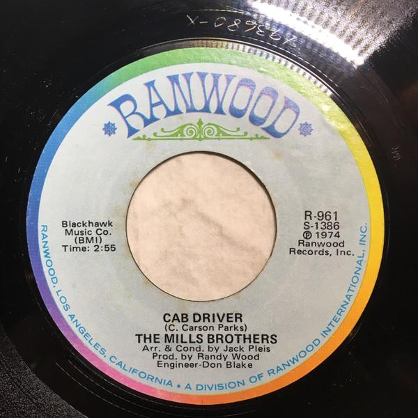 7inch Record MILLS BROTHERS Cab Driver Truck Stop R961 Ranwood 1974 US Pop Used