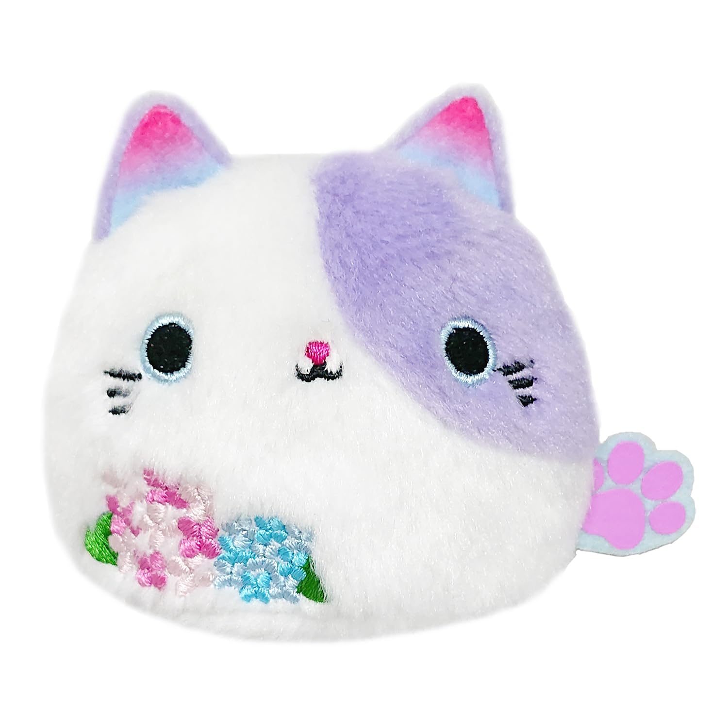 Sanei Boeki Dango Friends Flower Cat Dango Hydrangea Plush Toy NDH09 W7.5×D6×H7cm фиолетовый