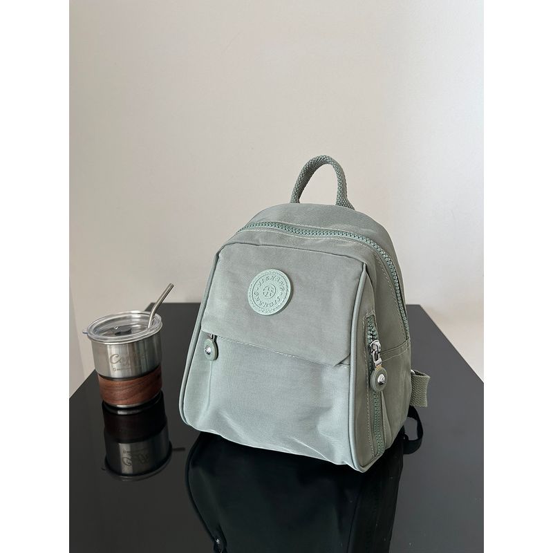 

Нишевая Мини Маленькая Сумка Рюкзак из Ткани Оксфорд Женский Водонепроницаемый 2025 Новый Универсальный Модный Дорожный Маленький Рюкзак Small size light pine green