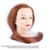 Makeup Mannequin Head Hairdresser Training Head Cosmetology Doll Head Blond Golden Brown