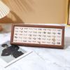 50 Slot Fashion Jewelry Trays Velvet Jewelry Storage Pallet Stud Earrings Storage Rack  Dresser