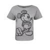 Disney Womens/Ladies Mickey Mouse Sketch Marl T-Shirt