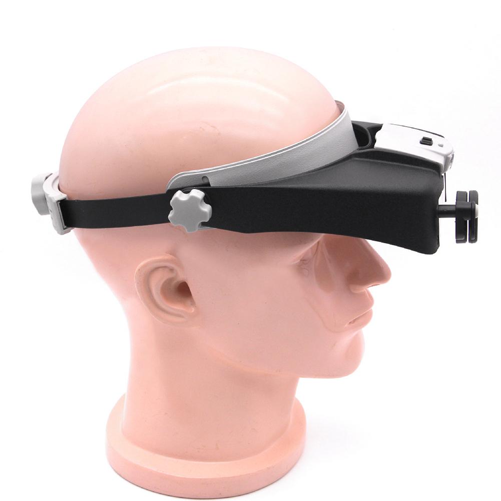 Headband Magnifier Adjustable Headband Head Magnifying Glass Multifunctional Wearable Magnifier for Reading Jewelry Watch Repair