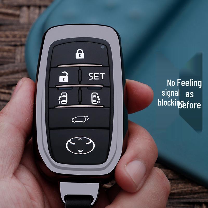 Toyota Alphard/Vellfire 6-Button Key Case Shell