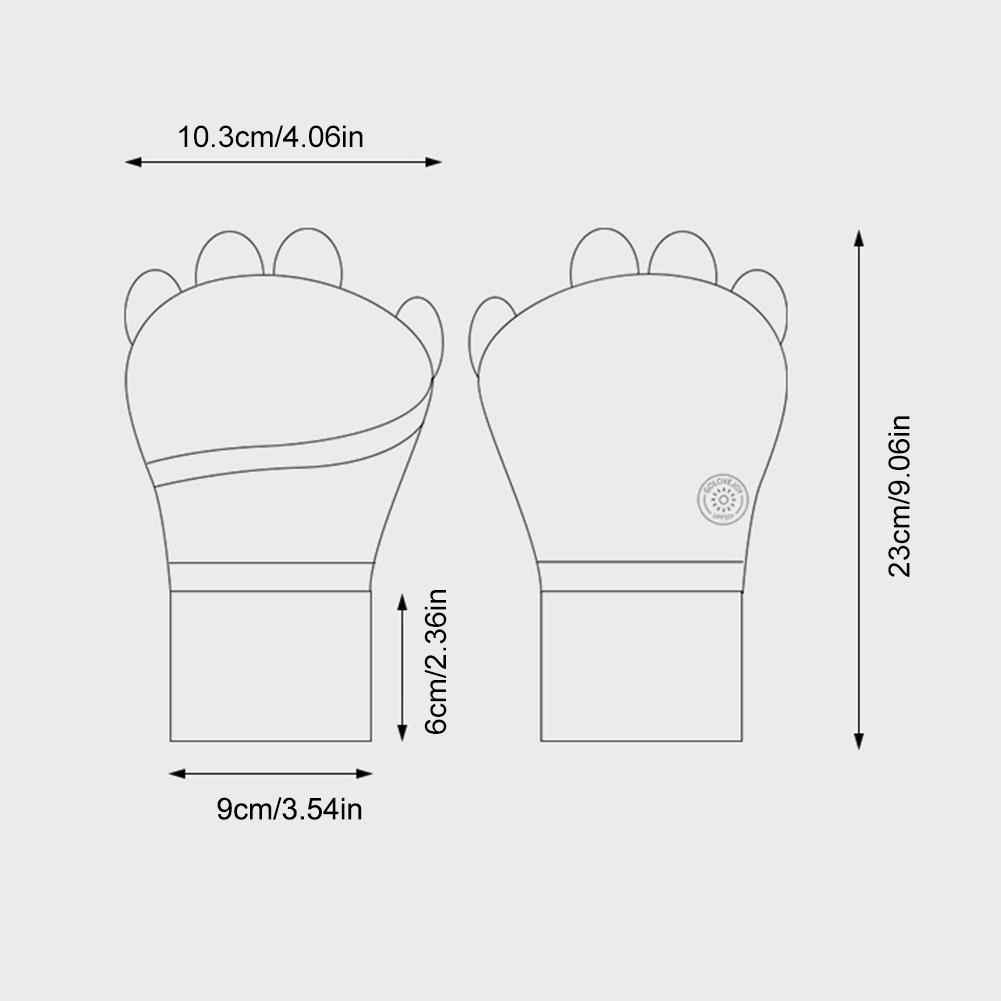 Women Open Fingered Gloves Cool Breathable Sun UV Protector Golf Glove Hollow Palm Elastic for Outdoor Practice