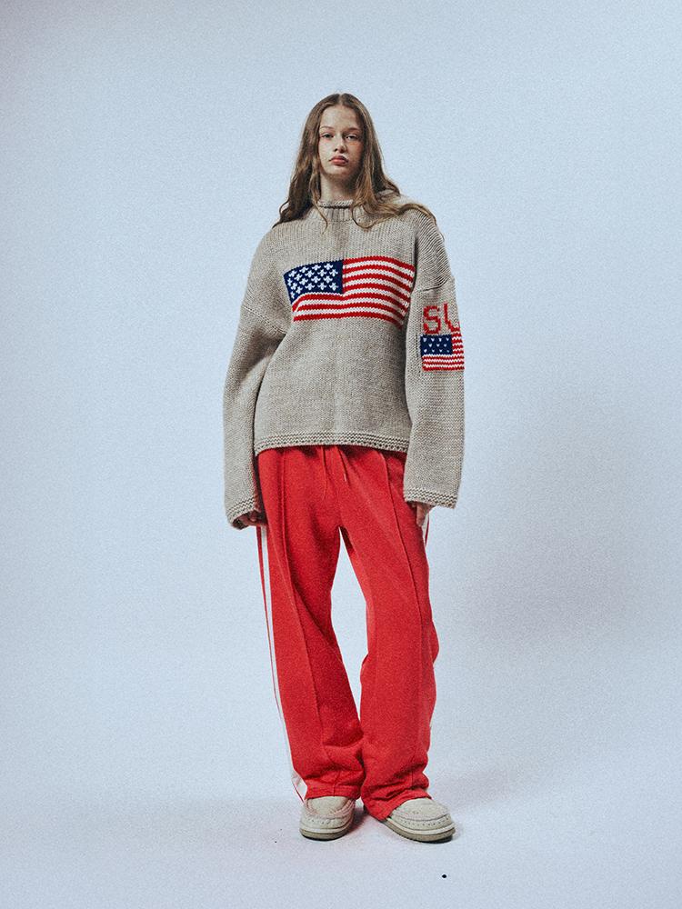 SUNDAY FRUIT MARKET Sunday Jersey Track Pant Red