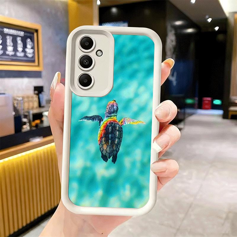 Summer Sea Turtle Cute Soft Phone Case for Samsung Galaxy S26 Ultra S25 Edge S24 S23 S22 Plus S21 S20 FE 5G Shell Silicone Funda