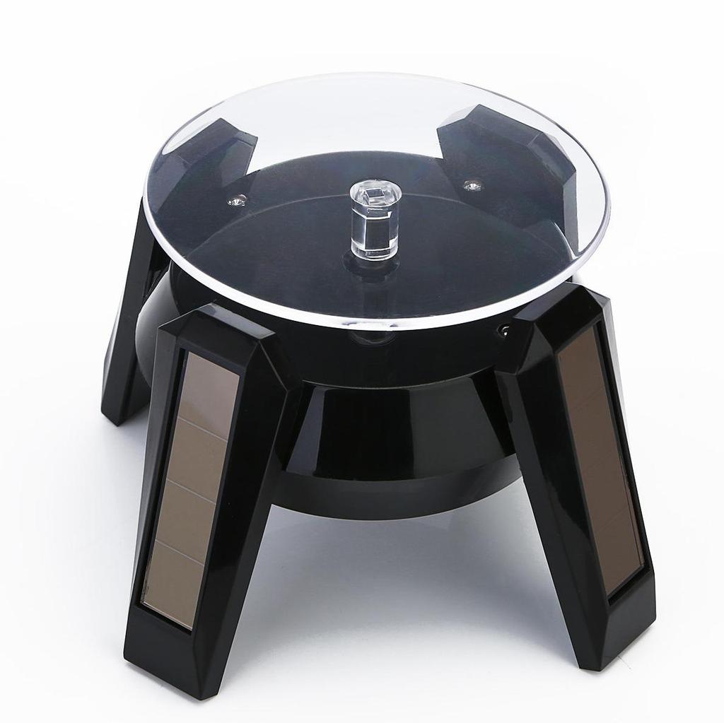 Solar-Powered Automatic Watch Winder and Rotating Display Stand