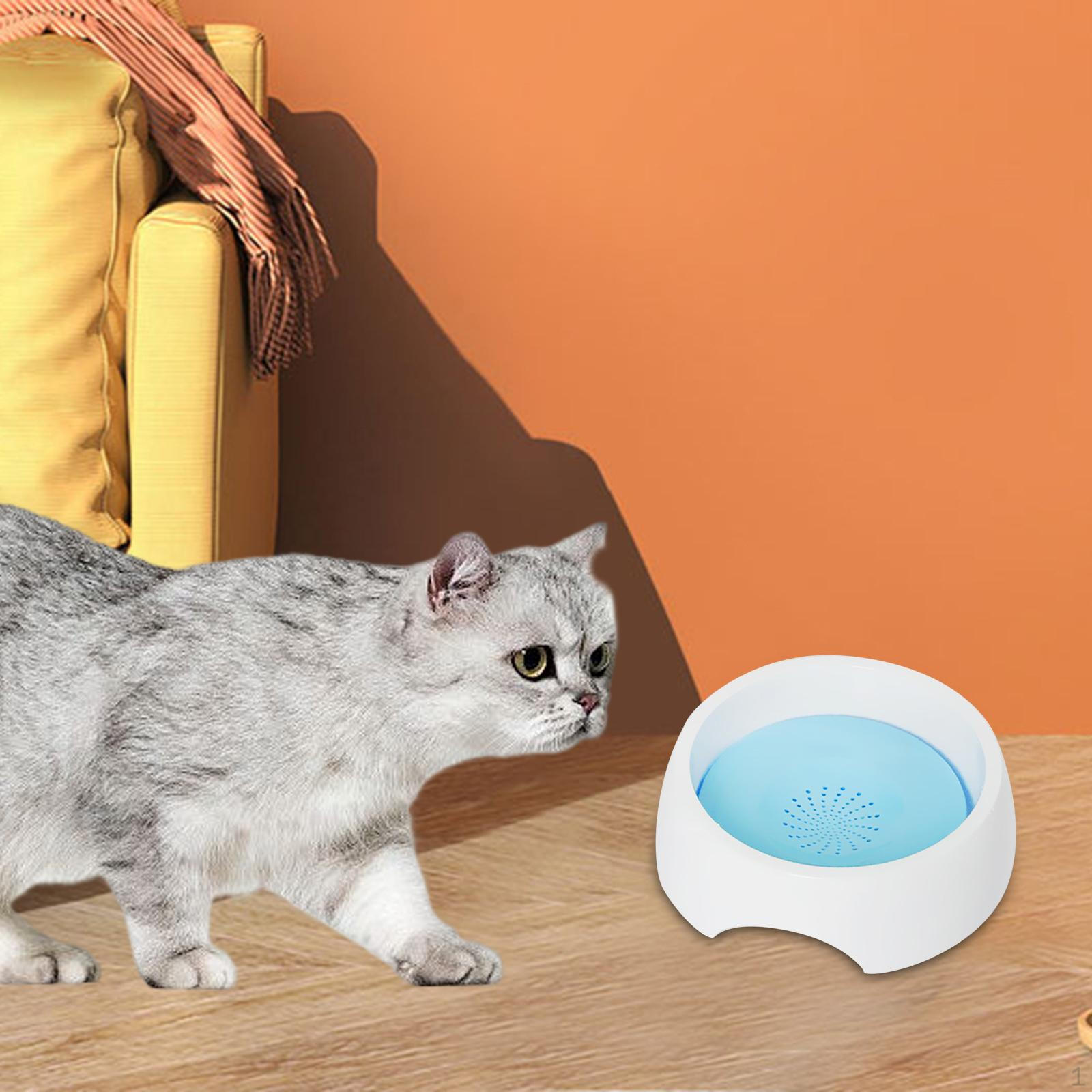 

Floating Water Bowl for , Drinker, Anti-tipping with Disc, Portable, No Mouth синій