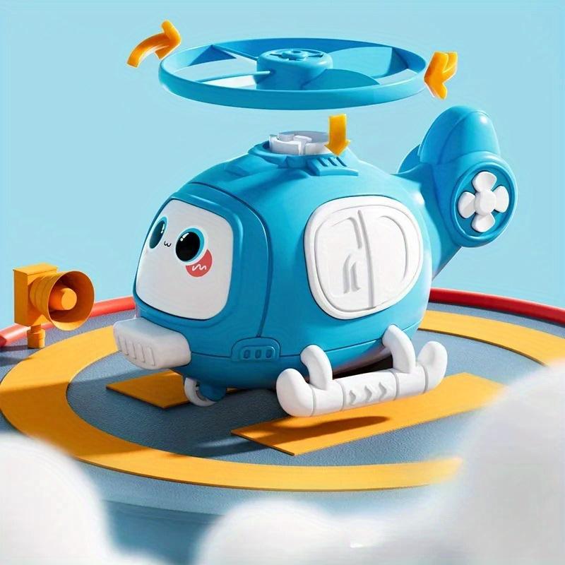 Airplane Boy 3 Year Airplane Bamboo Dragonfly Cartoon Helicopter UFO Toy Airplane Outdoor Game Child Gift