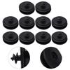 10Sets  Black Car Floor Mat Clips Carpet Retainer Fixing Holders Grips