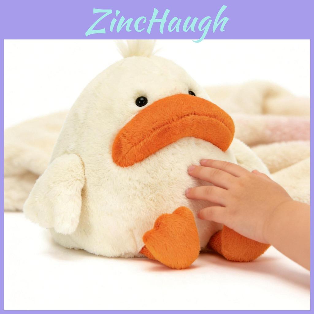 Duck Plush Toy Fluffy Animal Doll Gift For Kids And Teens