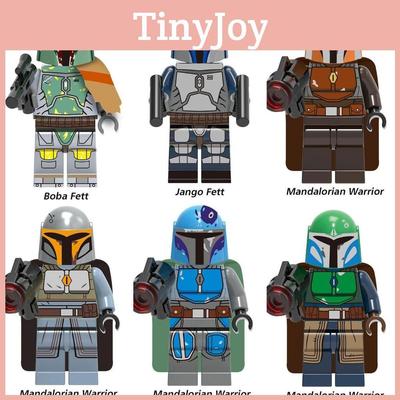 Bouwset met minifiguren, blokken, stenen, figuren, Rey, Fett en Boba Fett