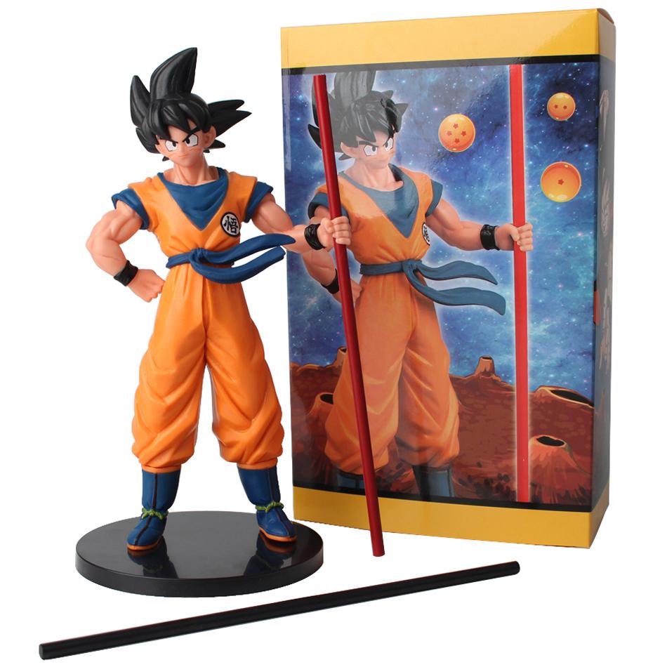 Dragon Ball Goku Super Saiyan Anime Figure 22cm Goku Action Figure Model Gifts for Kids Action Figure Toy Action Figure