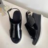 Women's Wedge Sandals Summer Peep Toe Sandal Thick-sole High-heeled Sandals for Women Casual Platform Sandals Sandalias De Mujer
