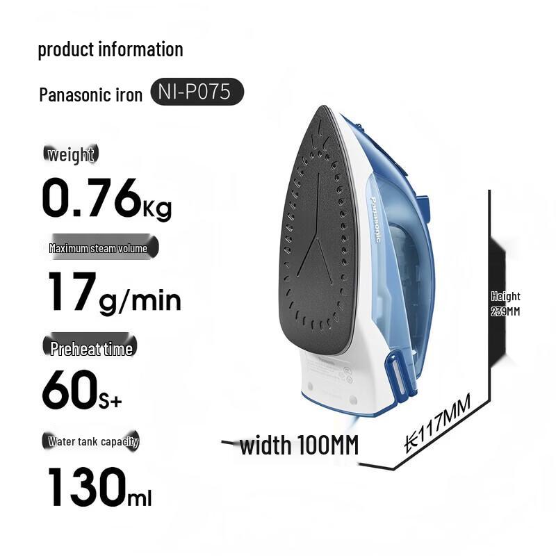 Panasonic Compact Handheld Steam Iron and Garment Steamer