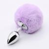 Fox Cat Dog Rabbit Tail Fur Ball Anal Plug Palace Maid Metal Other Family Planning Products