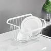 Kitchen Storage Basket Stainless Steel Fruit Vegetable Drain Storage Organizer Wall Mounted Spice Rack Dish Shelf Kitchen Tool