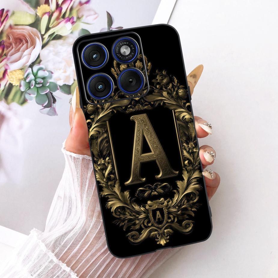 For Motorola Edge 70 5G Case XT2601-2 Cute Crown Letters Cover Soft Silicone Phone Case For Motorola Edge 70 Moto Edge70 5G Bags