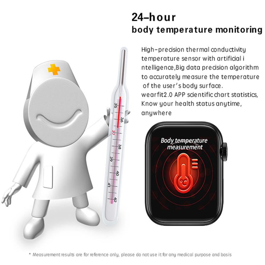 smart watch with temperature sensor