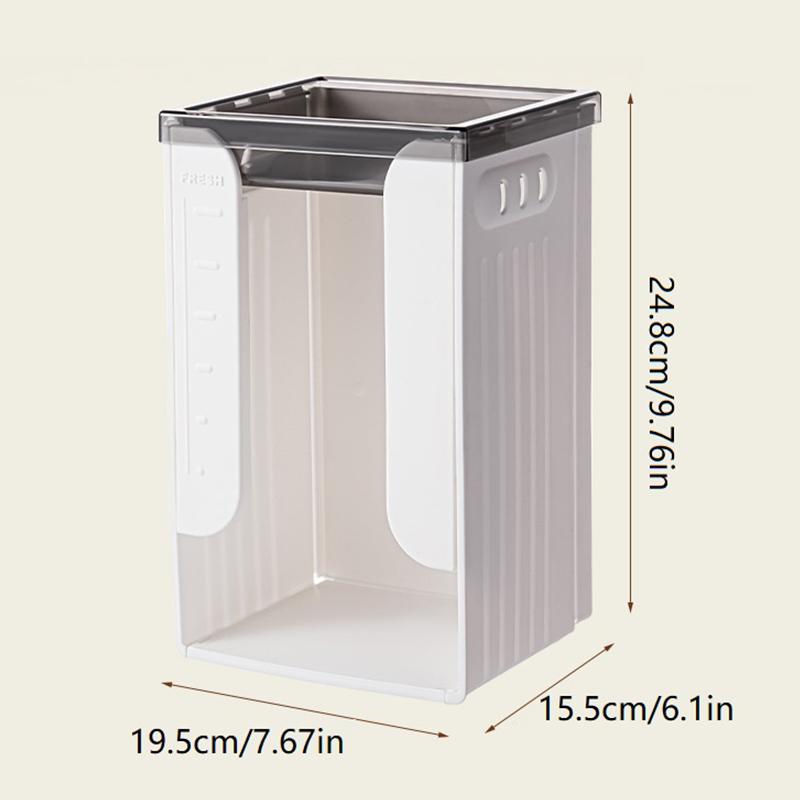 Instant Noodles Storage Container Foldable Large Capacity Plastic Box for Kitchen Shelf and Pantry Food Organizer