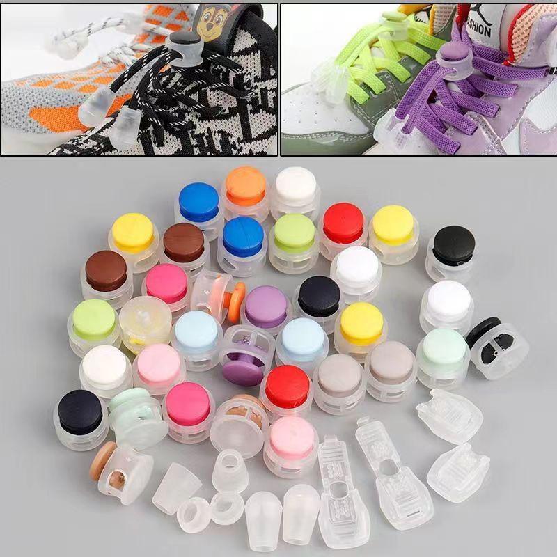 Colorful No-Tie Elastic Shoelaces with Pig Nose Buckle for Kids