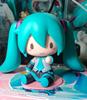 Genuine Hatsune Miku Anime Figures Q Version PVC Model Dolls Collection Action Figures DIY Emoticons Creative Decorations Present