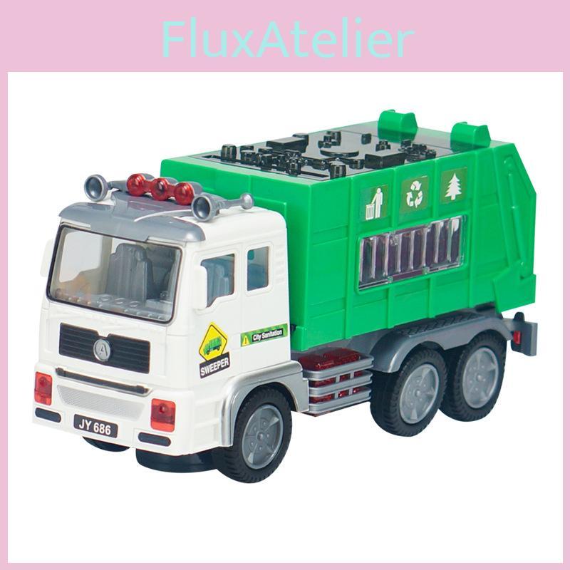 Electric Kids Interactive Vehicle Toy Garbage Truck With 4d Music And Lights