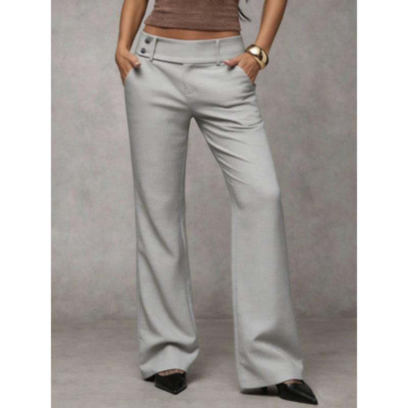

High Waist Women s Wide-leg Pants Women s Drape and Thin Casual Trousers Suit Pants XL