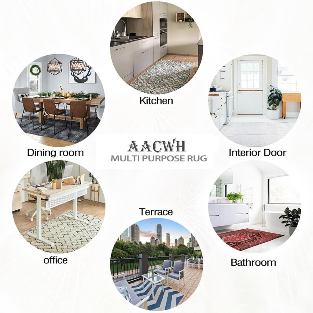 Geometric Rug Large Non-Slip Soft Living Room Bedroom Carpet Durable Home Floor Decor Mat Large Area Lounge Sofa Side