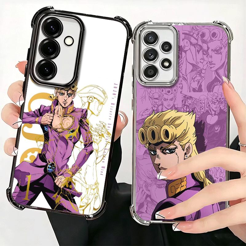 JoJo Adventure Giorno Giovanna Soft Phone Case For Samsung A17 A27 A07 A37 A57 A16 A56 A15 A55 A14 A54 A13 A53 A26 A36 A25 A35 A