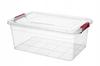 Plastic Food Storage Container With Lid, Clear, 1 Piece