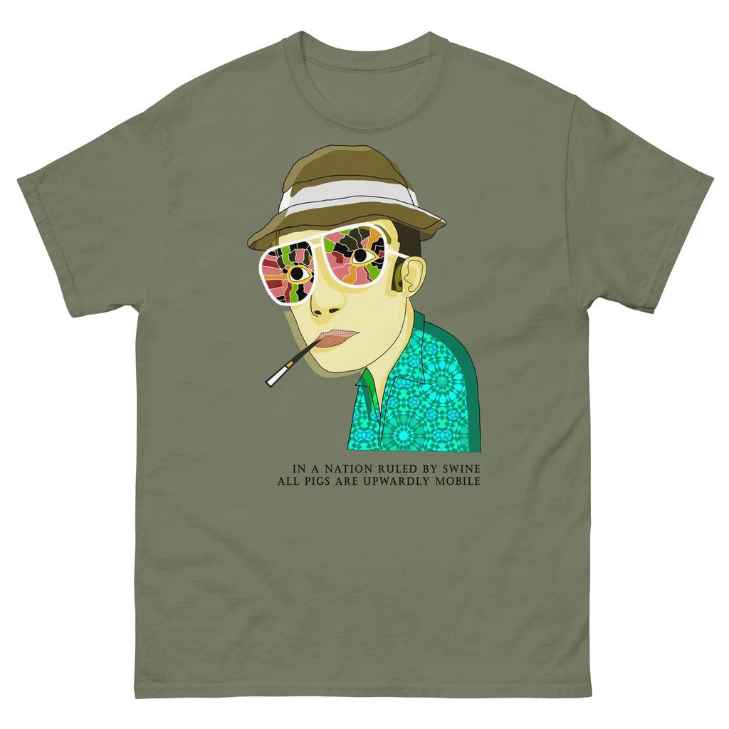 Jäger S. Thompson T-Shirt Psychedelisches Design