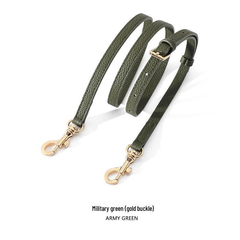 

Mahuangshi Genuine Leather Litchi Pattern Bag Strap A-74 - Thin, Long Cowhide Shoulder Strap for Messenger Bags, Single Purchase.