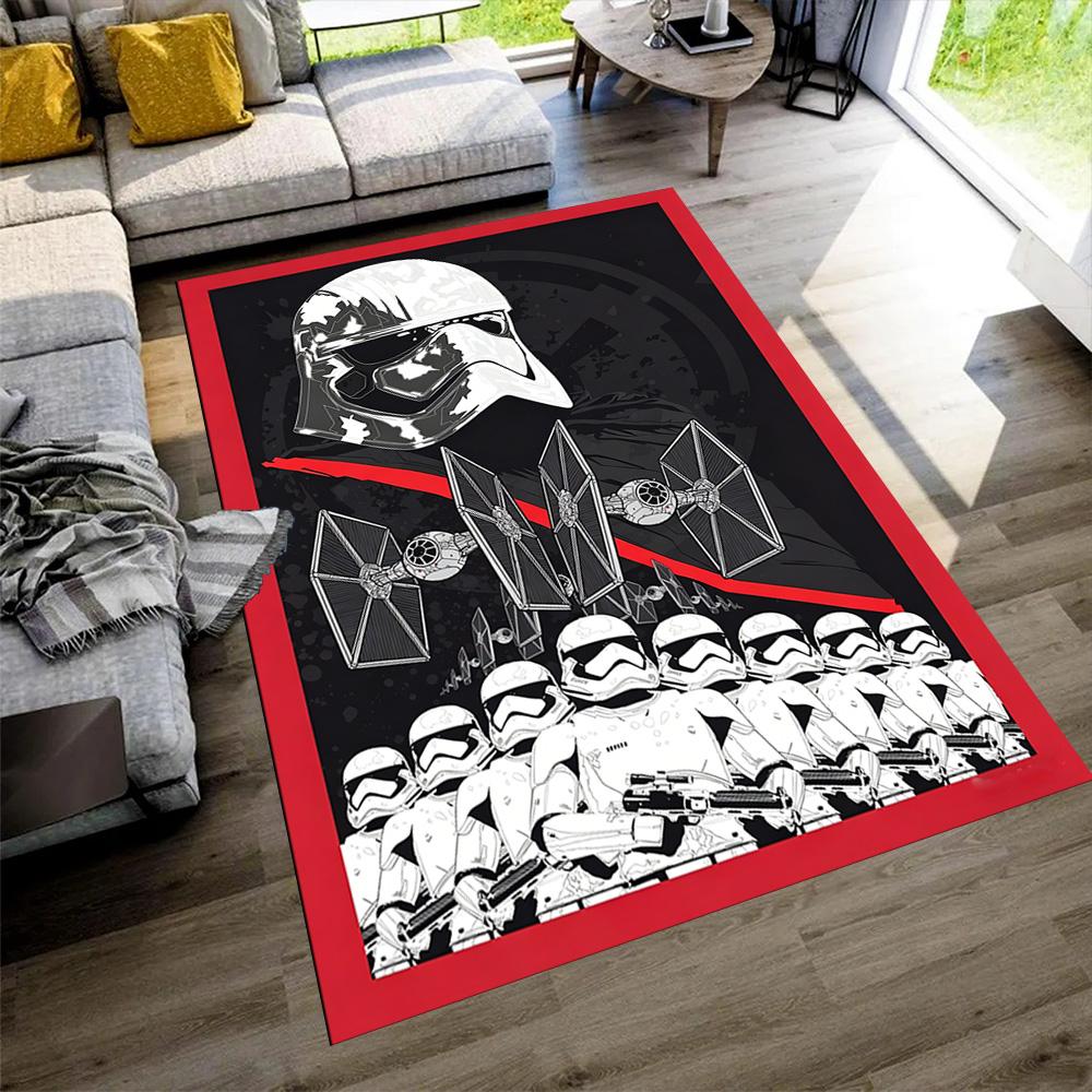 Star Wars Carpet Perfect for Outdoor Decorate Room Bedrooms Entryway Antislip Carpet Decorate Offices Perfect Gift for Women Men