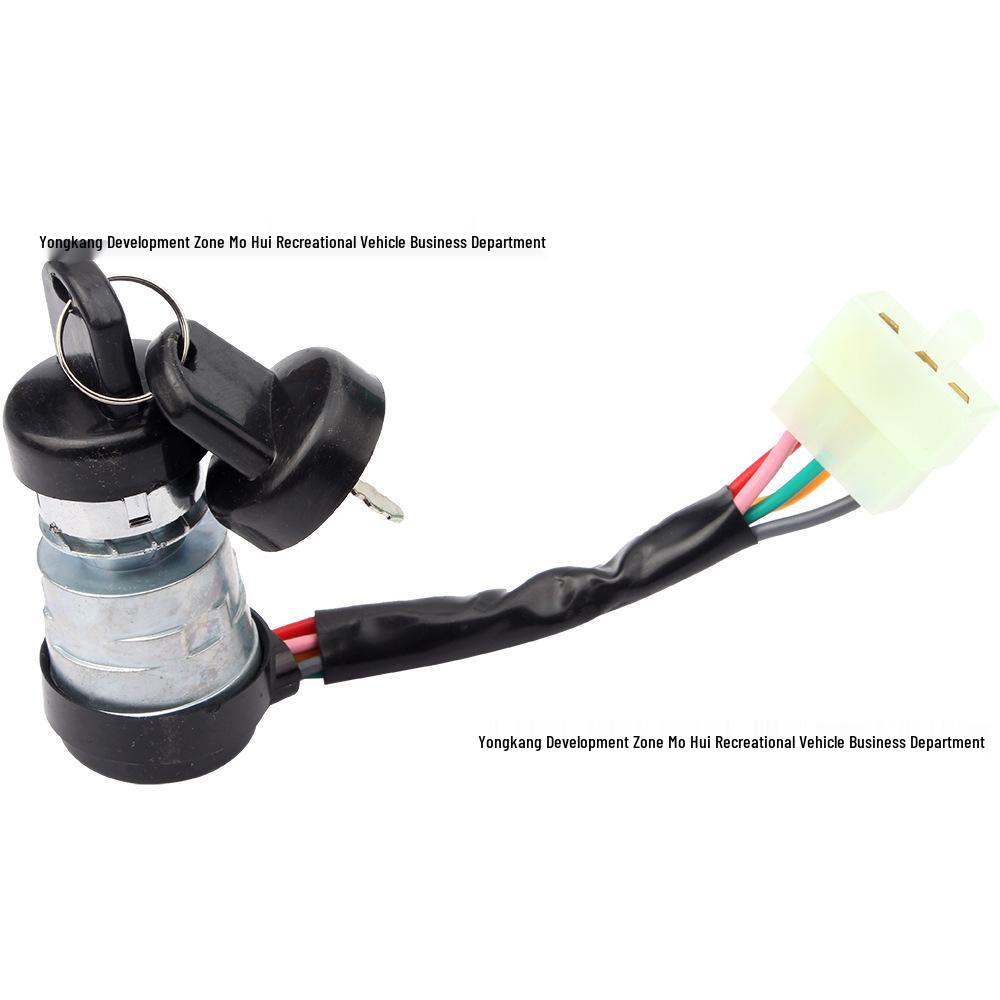 

ATV Off-Road Kart 5-Pin Ignition Key Electric Door Lock Switch Hybrid Model