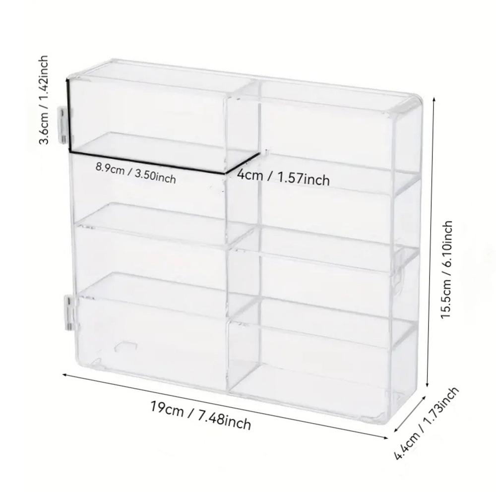 1PC Compact Car Model Storage Display Box, Car Model Dust-Proof Display Stand, Transparent Toy Car Placement Box