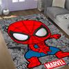 Spider-Man Red Background Non-Slip Rug - Polyester, Home Decor, Suitable for Bedrooms, Living Rooms, Entryways, and Studios