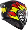 AGV K3 Birdy Full Face Motorcycle XL 2.0 Helmet, Grey/Yellow/Red, (61-62cm), 18381007012-XL