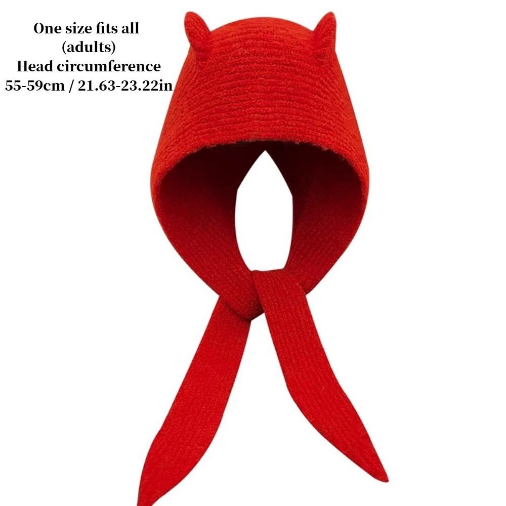 Korean Style Balaclava Hats Niche Bomber Hat Cute Scarf Hat  Women  Autumn Winter