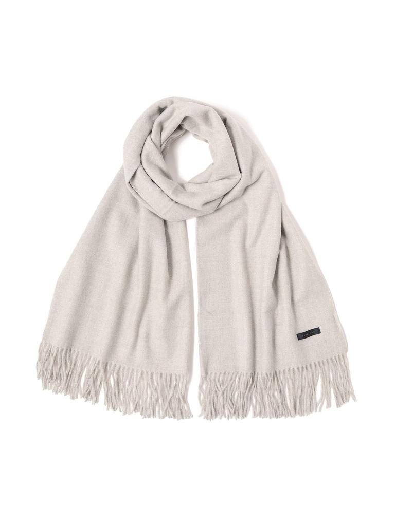 Beams Heart Women's Light Grey Scarf, Simple Color, Free Size