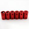 1PCS Burgundy Aluminum Alloy Colored Coupling Length: 25mm Specification: 3~10 Full Series Rigid Coupling Set Screw