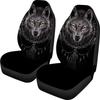 Car Seat Cover 3D Animal Pattern Printing Front Seat Protector Seat Auto Parts Cushion Most Cars Complete Set