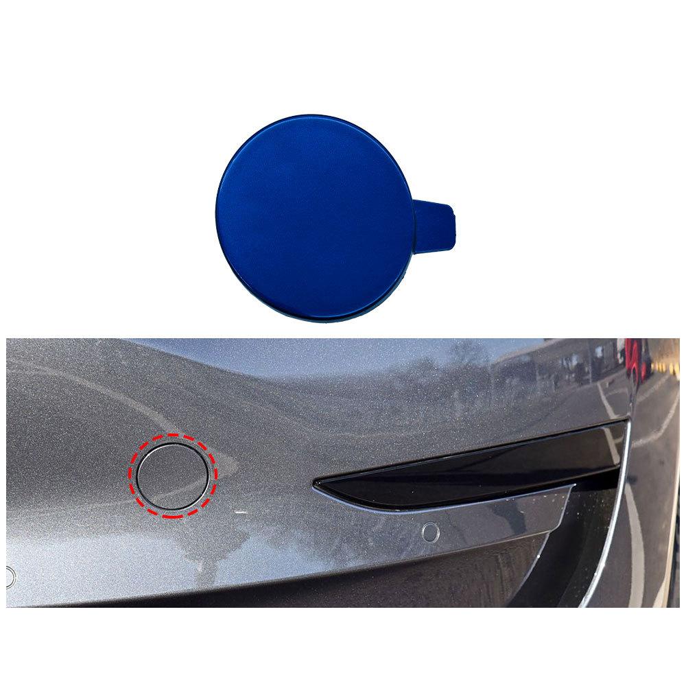 For Tesla Model 3 Front Bumper Towing Hook Hole Cover Trailer Cover 1460701-00-B -