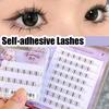Press On Segmented Eyelashes Natural Long Individual Eyelash  DIY Eyelash Extension
