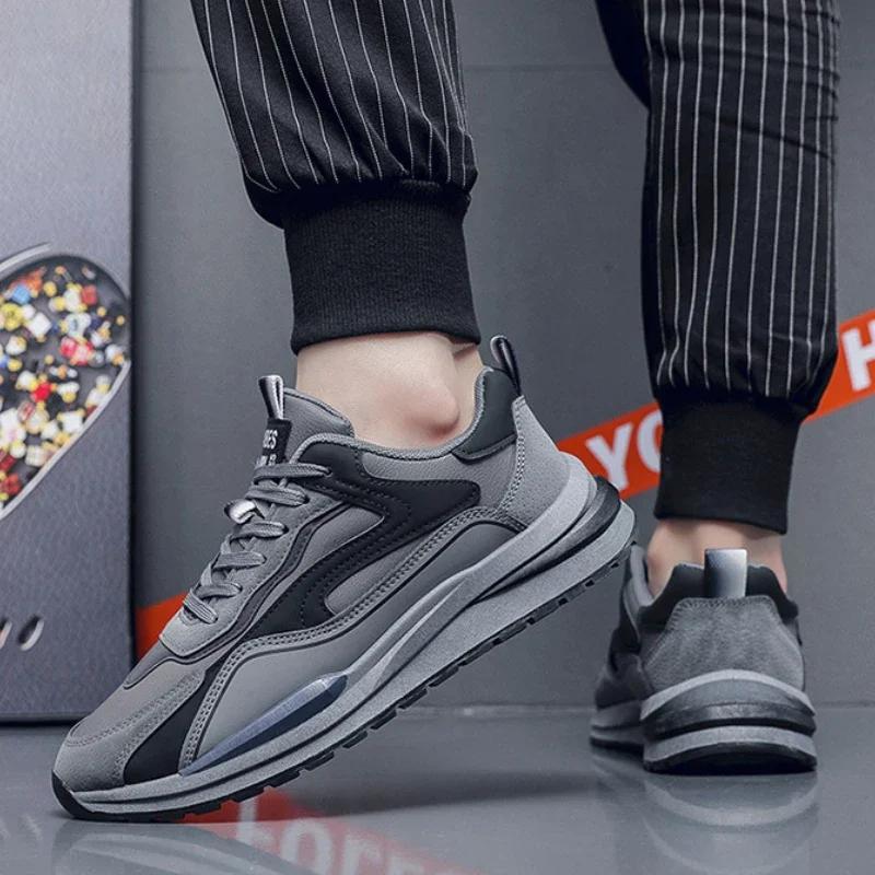 Spring Autumn New Men Casual Trend Sneakers Versatile Fashion Comfortable Breathable Mens Vulcanized Shoes Jogging Shoes Zapatos