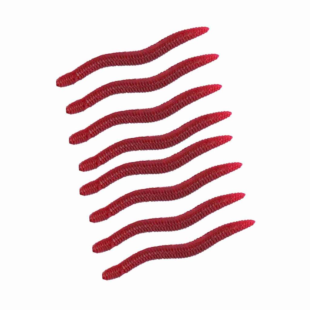 Fishing Lure 4cm Soft Insects False Earthworm Sea Bait Bloodworm Lures Artificial Baits