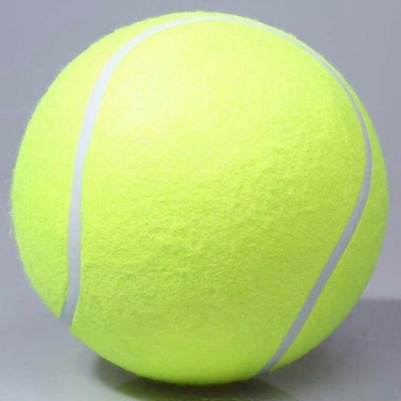 Giant Tennis Ball 24cm - Jumbo Durable Pet Toy for Dogs, Signature Mega Big Tennis Ball for Play & Training